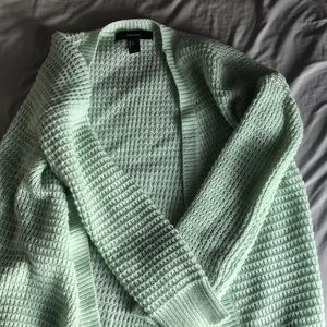 Long mint green comfy sweater (new)